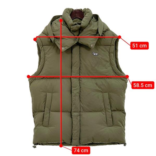 DIESEL（ディーゼル） ダウンベスト ブルゾン ジャケット W-ROLFYS-SL