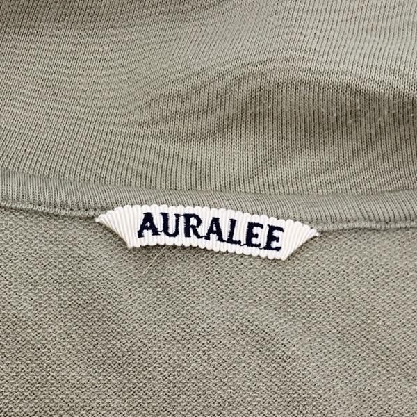 AURALEE（オーラリー） 25SS SUPER HIGH GAUGE SWEAT ZIP ジップアップ