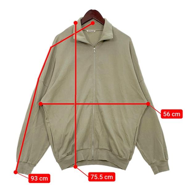 【値下】AURALEE 25aw ジップアップパーカ AURALEE（オーラリー） 25SS SUPER HIGH GAUGE SWEAT ZIP ジップアップ