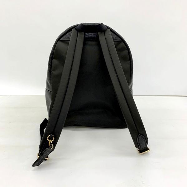 美品 COACH コーチ リュック F30550 ブラック レザー コンパクト COACH コーチ バッグ リュック F30550 チャーリー ペブルド レザー