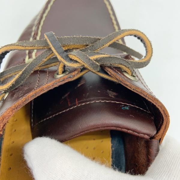未使用級】Timberland 2eye ヌバックデッキシューズ 茶 28.5