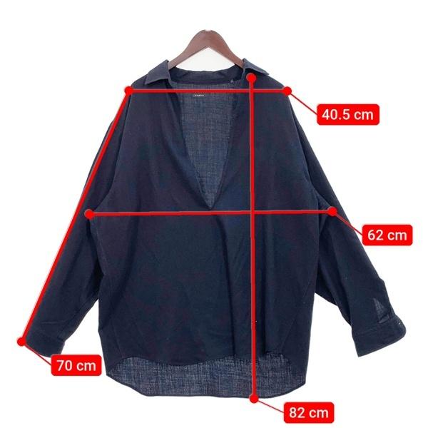 COMOLI（コモリ） ウールビエラ スキッパーシャツ 長袖シャツ W03
