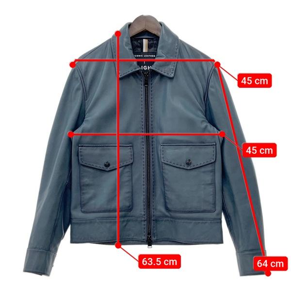 HUGO BOSS（ヒューゴ・ボス） ラムレザー フライトジャケット 50466261