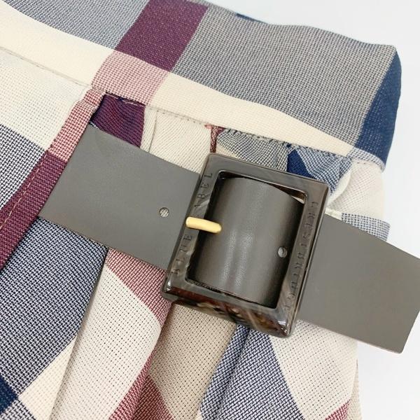 完売品【25SS】クレストブリッジチェックカラミクロスロングスカート 38 BLUE LABEL CRESTBRIDGE（ブルーレーベルクレストブリッジ） チェック