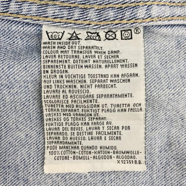 希少Levi’s 70502 04 デニムジャケット 2nd ユーロ L 90s Levi's（リーバイス） LEVI'S 90s EURO ユーロ 70502-04 2nd デニム