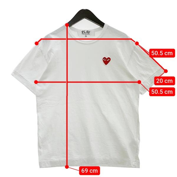 値下げ！【美品】AD2024コムデギャルソンロゴTシャツサイズM PLAY COMME des GARCONS プレイコムデギャルソン Tシャツ 半袖