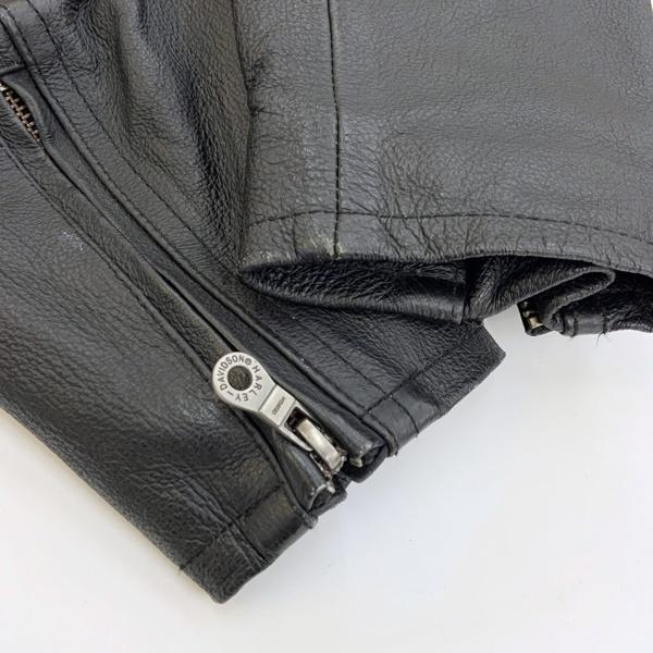 Harley Davidson 黒 ライダースジャケット 美品】Harley-Davidson 黒 レザーライダースジャケット【4XL】 - メルカリ