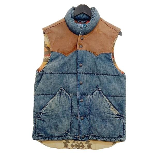 POLO RALPH LAUREN（ポロ・ラルフローレン） ネイティブ柄 レザー切替