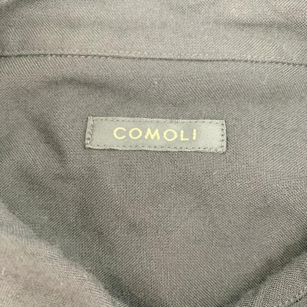 COMOLI（コモリ） レーヨン ウエスタン シャツ 長袖 25SS B01-02003