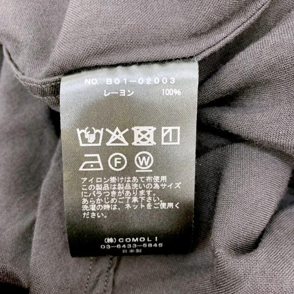 COMOLI（コモリ） レーヨン ウエスタン シャツ 長袖 25SS B01-02003