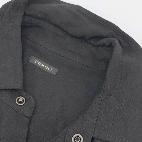 COMOLI（コモリ） レーヨン ウエスタン シャツ 長袖 25SS B01-02003