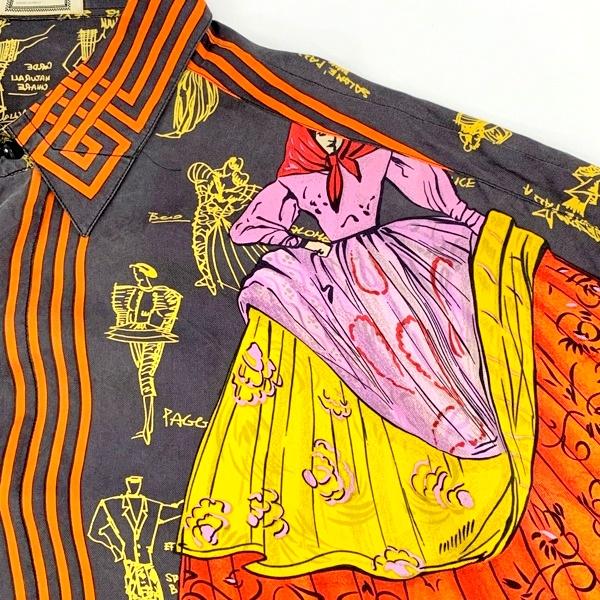 GIANNI VERSACE Gianni Versace ジャンニ ヴェルサーチ シルクシャツ 