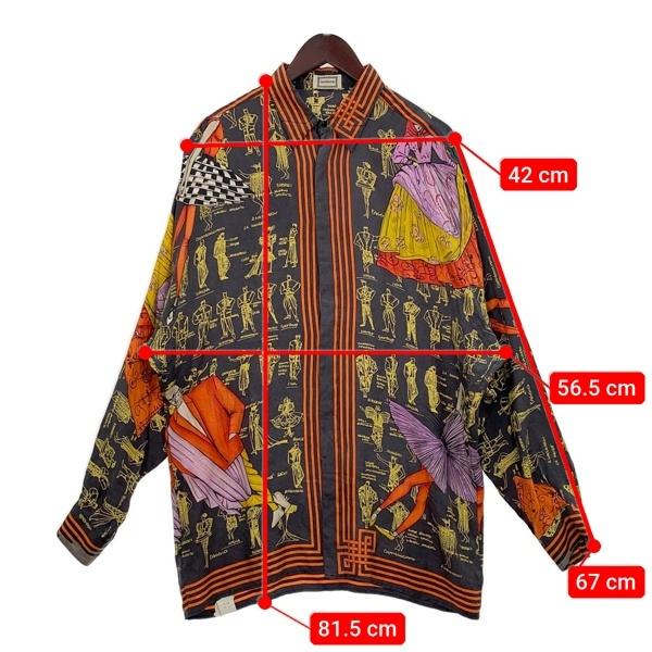GIANNI VERSACE Gianni Versace ジャンニ ヴェルサーチ シルクシャツ 