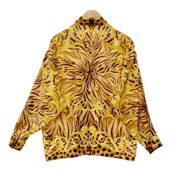 Gianni Versace 総柄 長袖シャツ GIANNI VERSACE Gianni Versace ジャンニ ヴェルサーチ シルクシャツ