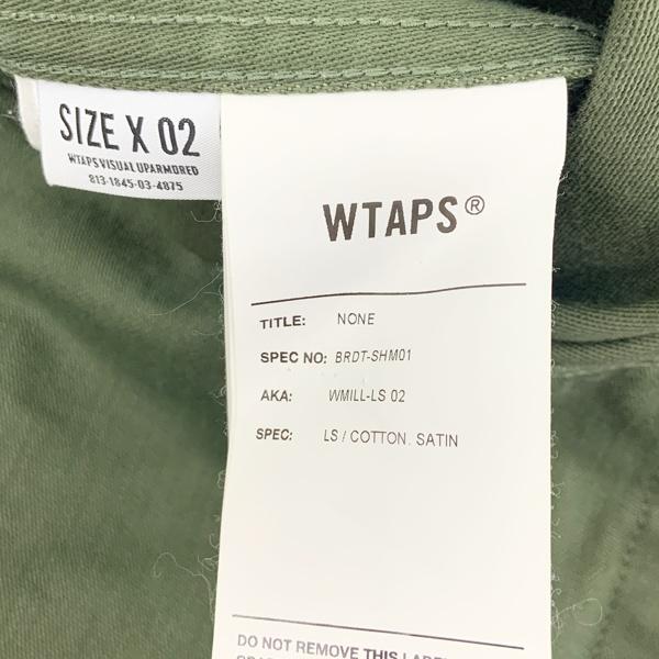 WTAPS（ダブルタップス） シャツ ジャケット トップス WMILL-LS COTTON