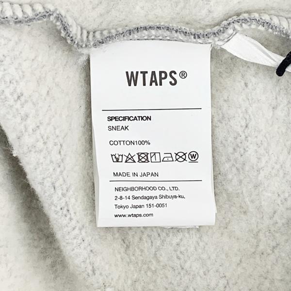♪送料無料★WTAPS★パーカー★Hoodie★アーム刺繍ロゴ★灰★XXL♪ WTAPS（ダブルタップス） スウェット パーカー トレーナー LLW HOODY