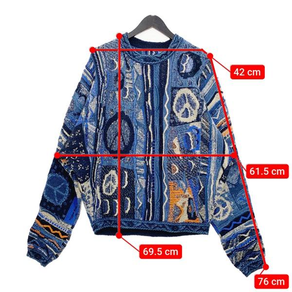 KAPITAL（キャピタル） ニット セーター 7G BORO GAUDY SWEATER ボロ