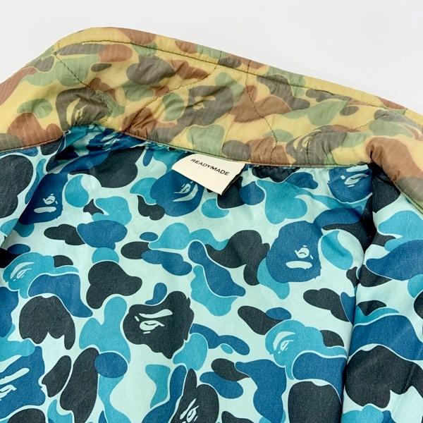 READYMADE A BATHING APE レディメイド エイプ ベトナムジャンパー ジャケット ブルゾン RE-AP-CM-00-00-003 メンズ XLサイズ カーキ アウター DM17497■の画像