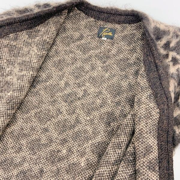 ニードルズ LQ527 ブラウン スターシリーズ mohair cardigan モヘアニットカーディガン XS Needles（ニードルス） ニードルズ モヘア ニットカーディガン