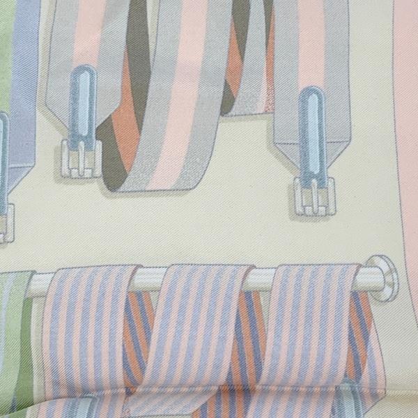 HERMES（エルメス） スカーフ チーフ カレ45 ベルト柄 シルク
