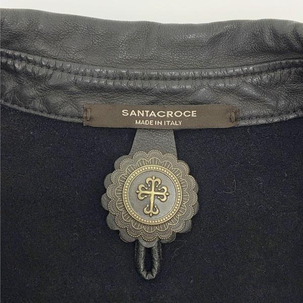 SANTACROCE サンタクローチェ バッファローレザー シャツ ジャケット