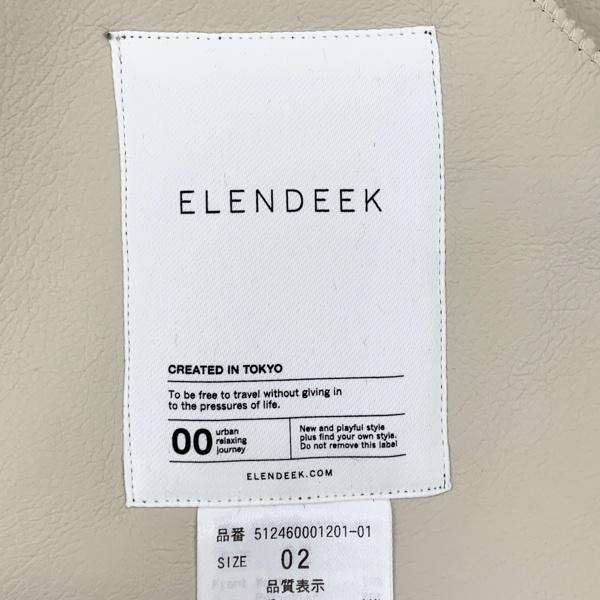 ELENDEEK（エレンディーク） 2WAY リバーシブル ボア フェイクレザー 