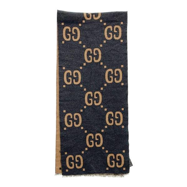 GUCCI（グッチ） GGジャガード マフラー ストール ショール ウール