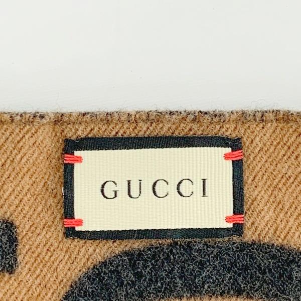 GUCCI（グッチ） GGジャガード マフラー ストール ショール ウール