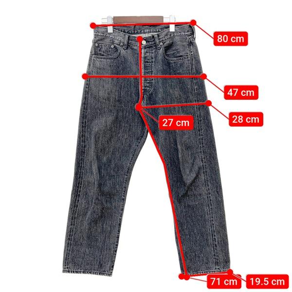 値下げ！　アプレッセ　デニム　30 a.presse パンツ 中古・古着通販】A.PRESSE (アプレッセ) Washed Denim Wide Pants