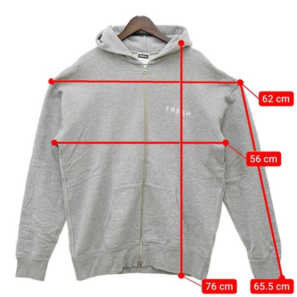 LOOPWHEELER トレーナー パーカー　スウェット　Lサイズ LOOPWHEELER（ループウィラー） FreshService スウェット ジップ