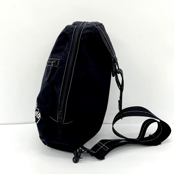 PORTER stussy ボディバッグ ショルダーバッグ ブラック PORTER Stussy ステューシー ポーター ワンショルダーバッグ スリング