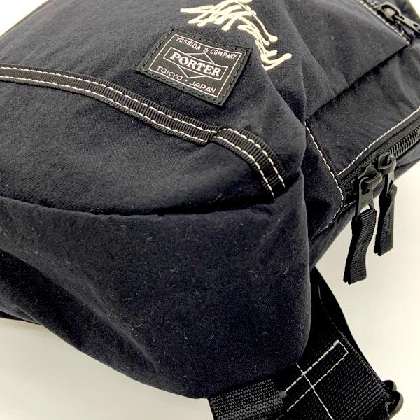 【最終値下げ　正規品】PORTER × Stussy ボディバッグ ステューシー 中古・古着通販】PORTER (ポーター) stussy (ステューシー) タンカー