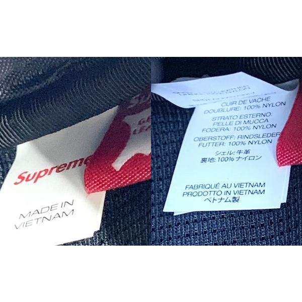 Supreme（シュプリーム） レザーウエストバッグ Leather Waist Bag