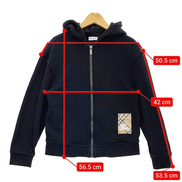 BURBERRY（バーバリー） スウェット パーカー Check Label Cotton Zip 