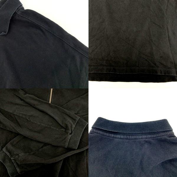 ANCELLM（アンセルム） ハーフジップ ポロシャツ HALF ZIP POLO LS 