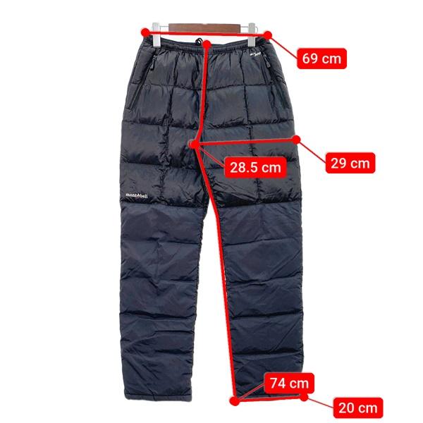 美品 モンベル ライトアルパインダウンパンツ 800 アウトドア ブラック M 美品 モンベル ライトアルパインダウンパンツ 800 アウトドア ブラック