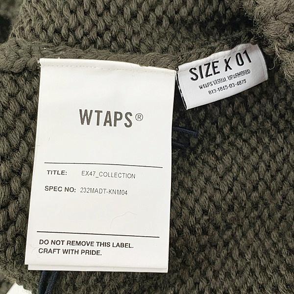 WTAPS（ダブルタップス） バックロゴ クルーネック ニット セーター