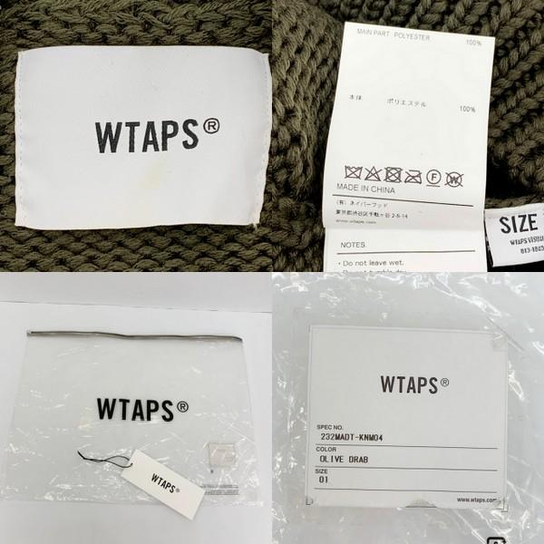 WTAPS（ダブルタップス） バックロゴ クルーネック ニット セーター