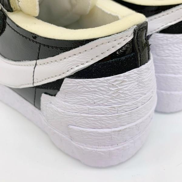 NIKE（ナイキ） NIKE sacai サカイ Blazer Low Black Patent Leather 
