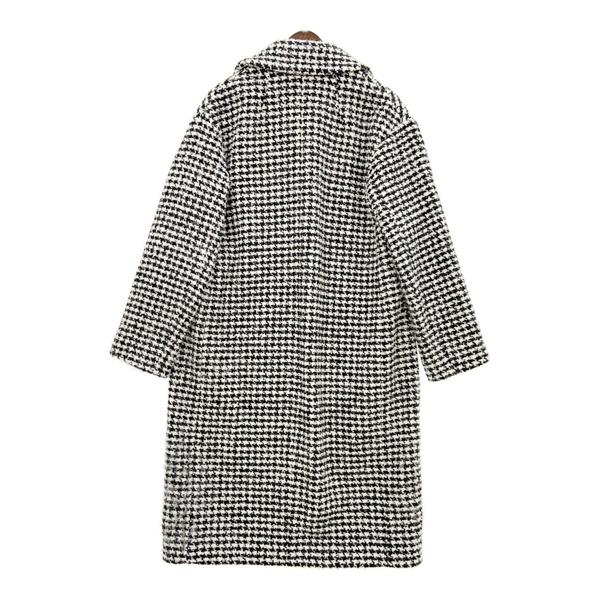 美品 エスマックスマーラ クチートアマーノ ショートコート 千鳥格子 グレー S S MAXMARA（エスマックスマーラ） エス マックスマーラ 千鳥