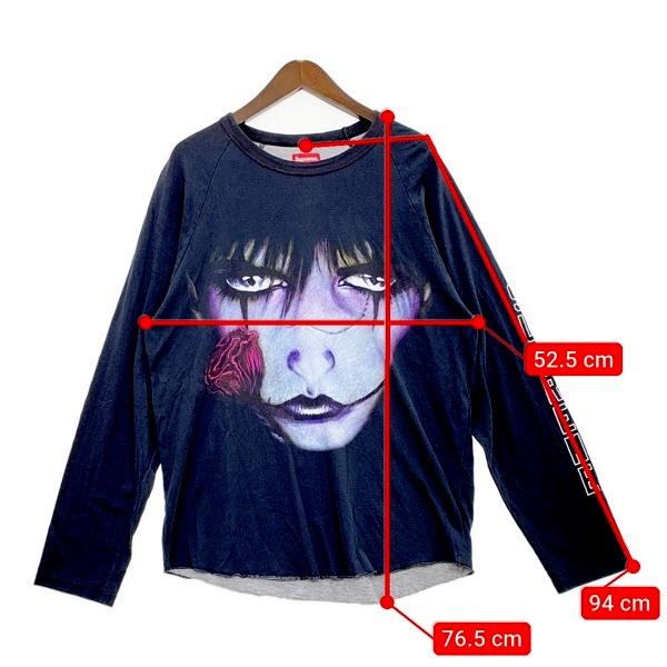 Supreme 長袖カットソー M ブラック Supreme（シュプリーム） カットソー 長袖 Tシャツ ロンT The Crow