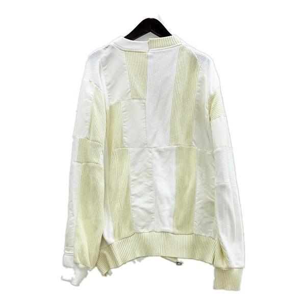 Sacai × Hank WillisThomas ライダース ニットジャケット sacai（サカイ） Hank Willis Thomas ニット切替 ライダース