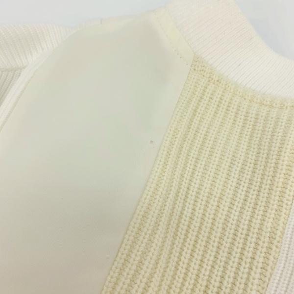 Sacai × Hank WillisThomas ライダース ニットジャケット sacai（サカイ） Hank Willis Thomas ニット切替 ライダース