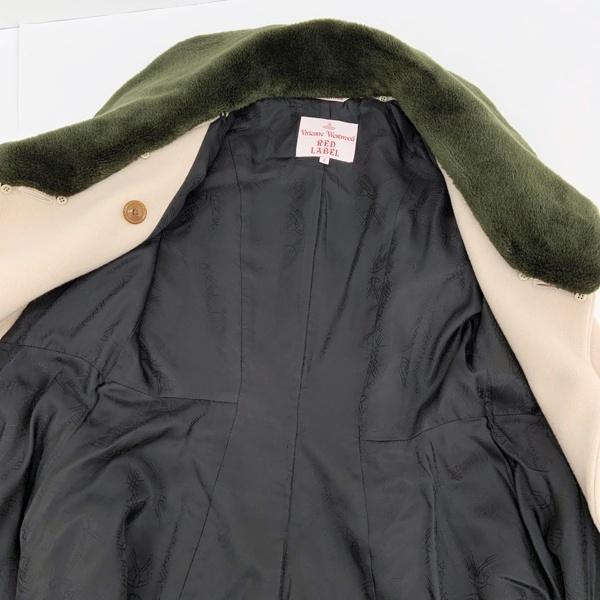 VIVIENNE WESTWOOD RED LABEL / ヴィヴィアンウエストウッドレッドレーベル | ウール ショールカラー ロングカーディガン | 2 | グレー | レディース 古着 Vivienne Westwood RED LABEL ヴィヴィアンウエストウッドレッド