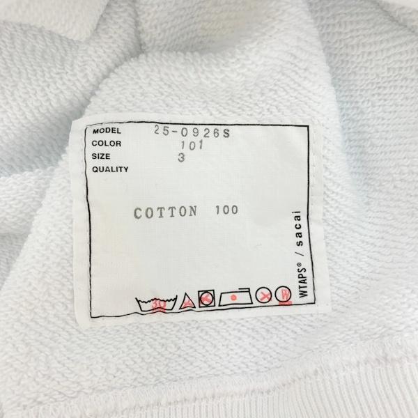sacai（サカイ） sacai WTAPS ダブルタップス スウェット トレーナー