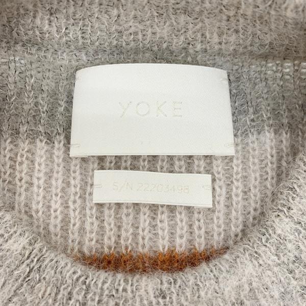 YOKE ヨーク ボーダー ニット セーター STILL BORDER CREWNECK 