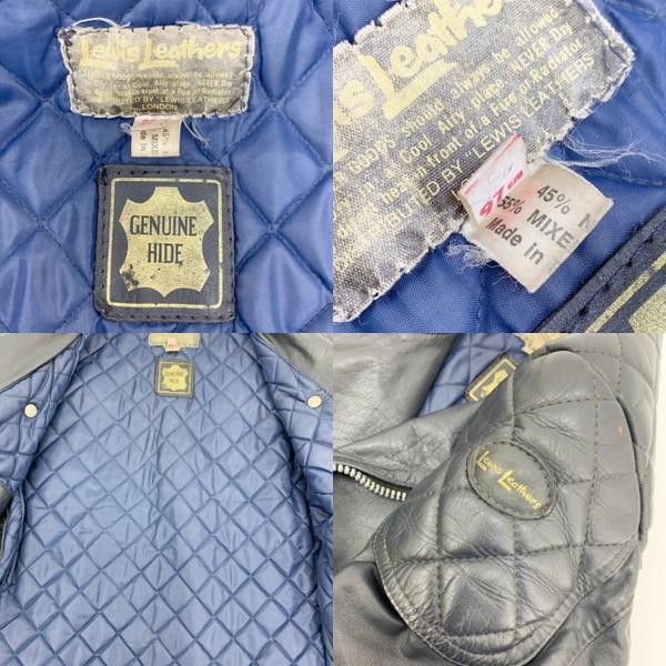 Lewis Leathers（ルイスレザー） 80s レザー ダブルライダース