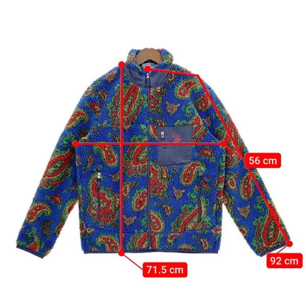 レアPolo by Ralph Lauren ペイズリー柄ジャケット大サイズLL Polo Ralph Lauren Paisley Fleece Jacquard Jacket / Red Multi