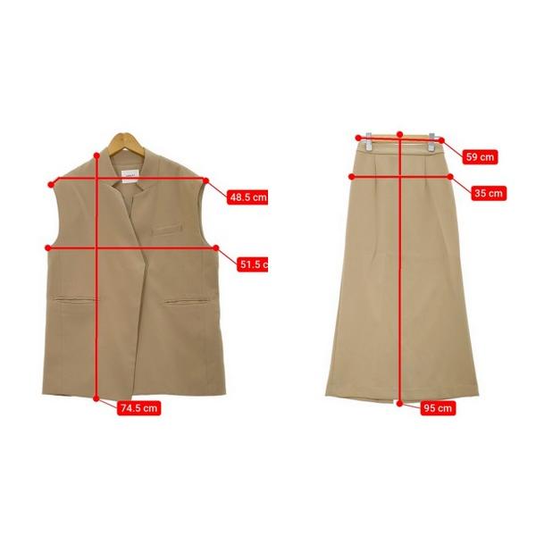 Ameri（アメリ） ヴィンテージ OTONA WRAP VEST SET UP DRESS