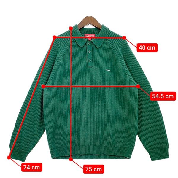 Supreme ニットポロ Lサイズ Size【L】 SUPREME シュプリーム 16SS Striped Polo Sweater Black